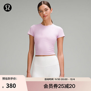 lululemon丨All It Takes 女士运动 T 恤 *罗纹 Nulu™ LW3GV0S 维生素粉 12