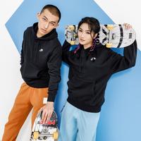 耐克 NIKE复古海报印花 男款棉质保暖内短绒时尚毛圈布长袖连帽卫衣