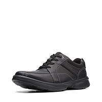 Clarks 其乐 男式 Bradley Walk 牛津鞋 黑色（Black Tumbled） 宽 9.5