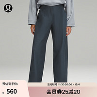 lululemon丨Utilitech™ 女士 7/8 长度直筒中腰长裤 LW5FYZA 铁蓝 XXL