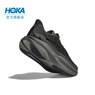 HOKA ONE ONE【李现同款】男女款夏季马赫6竞训跑步鞋MACH 6透气 黑色/黑色-女 40