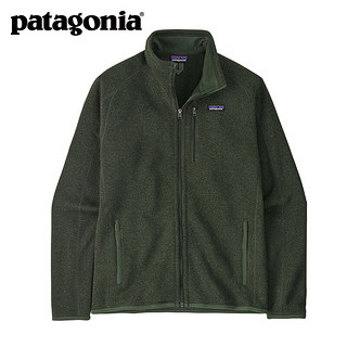 巴塔哥尼亚（Patagonia）男士针织防风保暖拉链夹克抓绒衣潮流开衫Better Sweater 25528 TPGN XS STH浅灰色