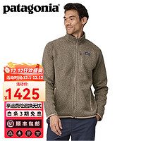 巴塔哥尼亚（Patagonia）男士针织防风保暖拉链夹克抓绒衣潮流开衫Better Sweater 25528 SBDY M