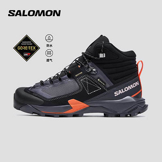 salomon 萨洛蒙 女款 户外运动防水透气防护徒步登山鞋 X ULTRA ALPINE MID GTX 深灰黑 475672 5 (38)