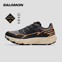 salomon 萨洛蒙 女款 户外运动轻量稳定防水透气稳定越野跑鞋 THUNDERCROSS GTX 鲨鱼紫灰 476847 5 (38)