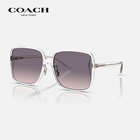 COACH 蔻驰 女士太阳眼镜0HC8368D都市时尚休闲方形全框遮阳墨镜