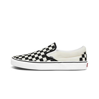 VANS 范斯 官方 Slip-On黑白棋盘格一脚蹬男女鞋帆布鞋