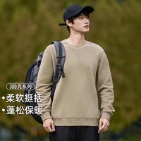 【300克】摇粒绒秋冬圆领时尚卫衣潮流个性男字母绣花上衣