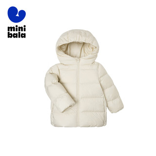 迷你巴拉 MINI BALA 巴拉男童女童鹅绒羽绒服冬新宝宝保暖儿童小孩羽绒外套