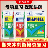 2025期末衔接一本通期末冲刺王七升八升九年级语文数学英语初中初一初二期末复习冲刺假期专项训练培优新知预习名师测控寒假作业