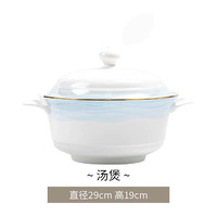 康陌单个碗碟家用2024碗筷碗盘子简约高级感乔迁碗具骨瓷餐具 深卡其布色