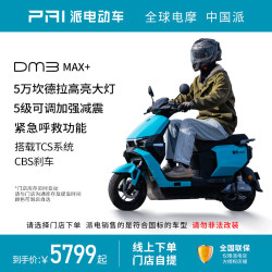 PAI 派电 DM3 MAX+毒系高性能运动街骑2024新款智能公里长续航电动两轮摩托车 到店选颜色