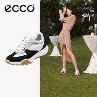 爱步（ECCO）运动鞋女 老爹鞋百搭撞色休闲跑步鞋女 复古211723