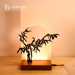 中国国家博物馆 四君子小夜灯