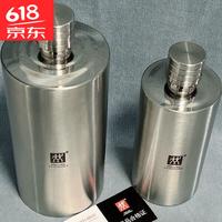 双立人（ZWILLING）德国高端高质量不锈钢酒壶 一斤装 二斤装 1000ml二斤装 1ml 不锈钢酒壶一个