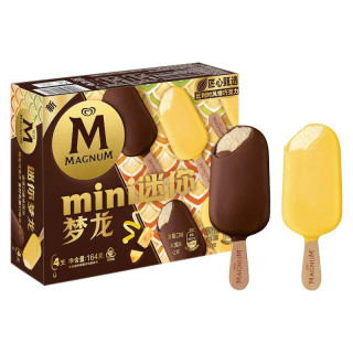 MAGNUM 梦龙 和路雪迷你梦龙小金龙金柠乳酪冰淇淋40g*2+42g*2