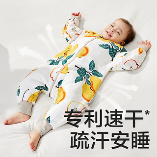 babycare 宝宝睡袋防踢婴儿睡袋 前4后2层 维克多梨