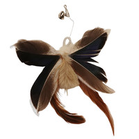 PawsHolic爪迷仿真昆虫可伸缩长杆猫玩具木天蓼自嗨解闷逗猫棒 凤尾蝶(不含逗猫杆)