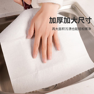 LYNN天竹纤维周抛抹布20张/卷 吸水吸油厨房洗碗巾百洁布懒人抹布 竹纤维周抛抹布28*28cm⭐20张