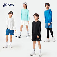 ASICS 亚瑟士 童装2024新款男女童运动休闲速干百搭T恤