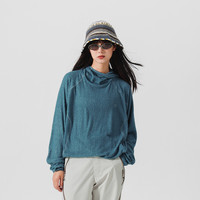 蓝岐秋冬p棉绒primaloft保暖卫衣户外透气超轻量可收纳长袖男 蓝色 L