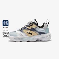 FILA 斐乐 童鞋儿童跑步鞋冬小童儿童复古跑鞋 雨雾灰/雾蓝-NP 28码/内长17.5cm