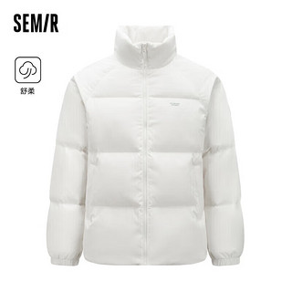 Semir 森马 张新成同款|x超级植物公司羽绒服男101723113202 本白10101 M