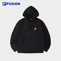 FILA 斐乐 FUSION情侣款连帽卫衣 T11U513203F