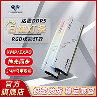 TOPMORE 达墨 日蚀内存套装ARGB灯条DDR5神光同步高频低时序 32GB 2条套条 (16GB