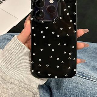 ins创意大哥大奶黄芝士适用苹果16promax手机壳iphone1514解压捏捏13pro11女12男16plus14保护套 花花LH-大孔亮黑