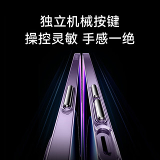 Anker安克magsafe透明磁吸手机壳保护套适用苹果15promax/14Pro手机薄防摔男女款 升级苹果14Pro Max磁吸手机壳-带高清手机膜