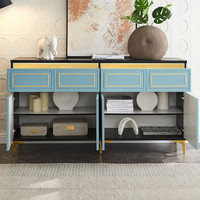 翡翠鸟轻奢餐边柜现代简约厨房置物碗柜茶水柜备餐柜客厅靠墙边柜