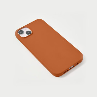 無印良品 MUJI 無印良品  再生TPU 手机壳 苹果iphone14手机壳 苹果手机壳 多巴胺 iphone 14 plus 橙色