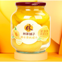 PLUS会员:林家铺子 黄桃罐头 750g*1罐
