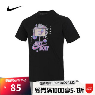 NIKE 耐克 NSW 青少年短袖 FV5348-010