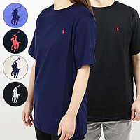 RALPH LAUREN 拉夫劳伦 Polo Ralph Lauren 男女同款休闲T恤 RL Black/Red/036