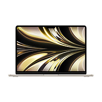 Apple 苹果 2022款MacBookAir13.6英寸M28G2T星光色轻薄笔记本电脑Z15Z00027