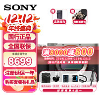 SONY 索尼 Alpha 7C 全画幅微单相机vlog视频 索尼A7C 银色单机身 (不含镜头) 官方标配（送摄影大礼包）