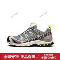 salomon萨洛蒙 XA PRO 3D 沙场灰合金灰熊猫休闲跑步鞋户外登山 412322 银绿色 39