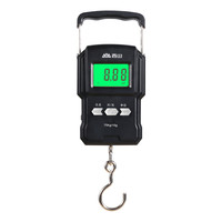 香山手提秤电子秤弹簧秤快递挂钩吊秤便携式高精度行李秤带量尺 