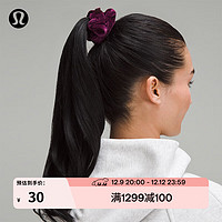 lululemon 丨Uplifting 女士发圈 *丝绒 LW9EJ7S 午夜葡萄