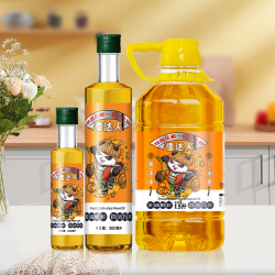 香达人 齐鲁花生油小瓶装 500ml*1瓶