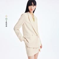 丽丽 LILY夏款气质通勤款百搭舒适宽松休闲西装外套女