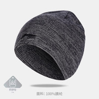 李宁(LI-NING)帽子针织帽男女秋冬季骑行防寒保暖加厚新款包头毛线帽防风护耳帽 灰色【防静电/防寒保暖】 均码