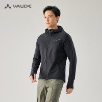 VAUDE 巍德 户外运动骑行舒适弹力保暖吸湿速干全拉连帽抓绒衣男款 VG2432104