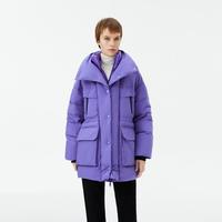 丽丽 LILY2024冬款户外羽绒加厚保暖鹅绒工装派克式羽绒服女