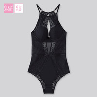 6IXTY8IGHT 68秋冬内衣家居服透视性感镂空连体衣2024HW09483 8S4黑色 M