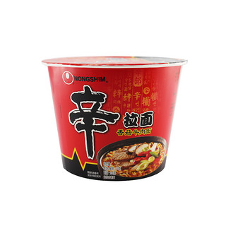 88VIP：NONGSHIM 农心 辛拉面香菇牛肉味碗面114g*1方便面泡面桶装面杯面