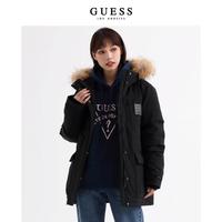 新秋女士防水加厚貉子毛领派克中长款羽绒服