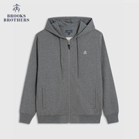 精选|Brooks Brothers/布克兄弟男24秋冬款连帽抽绳拉链卫衣外套